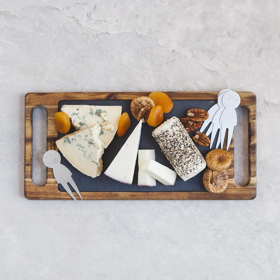 Trudeau - 6 Piece Smiley Cheese Board Set - 05717003