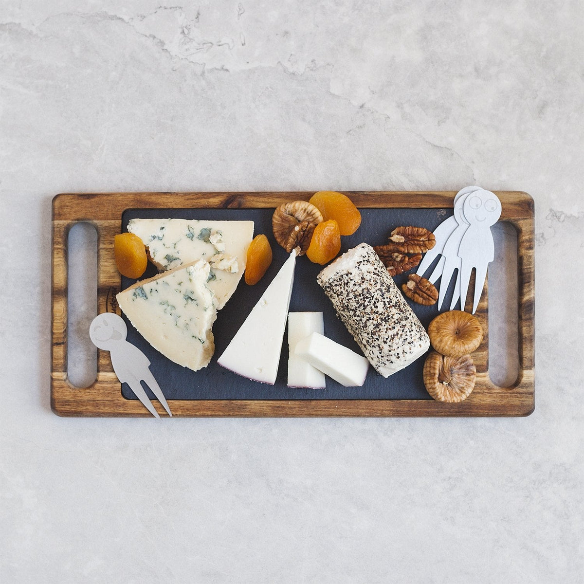 Trudeau - 6 Piece Smiley Cheese Board Set - 05717003