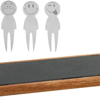 Trudeau - 6 Piece Smiley Cheese Board Set - 05717003