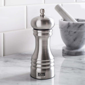 Trudeau - 6" Professional Stainless Steel Pepper Mill - 071342