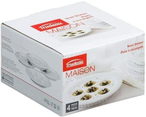 Trudeau - 6.25" Snail Dishes, Pack of 4 - 053210