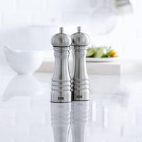 Trudeau - 8" Professional Stainless Steel Pepper Mill & Salt Mill - 071360