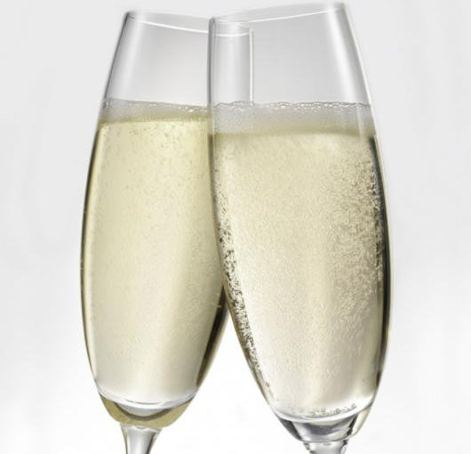 Trudeau - 8oz Serene Champagne Flutes, Pack of 6 - 4900854