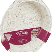 Trudeau - 9" Round Cake Pan Confetti Fuchsia - 05118557