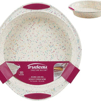 Trudeau - 9" Round Cake Pan Confetti Fuchsia - 05118557