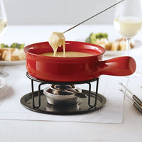 Trudeau - Cast Iron Fondue Set Red - 0534510