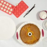 Trudeau - Fluted Cake Pan Confetti Fuchsia - 05118558