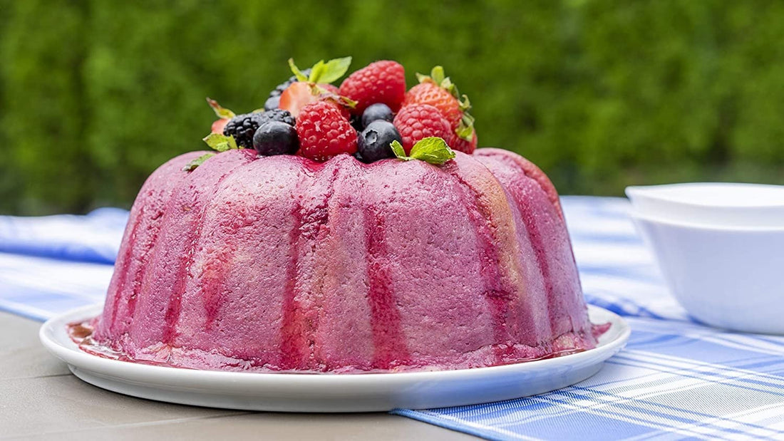 Trudeau - Fluted Cake Pan Confetti Fuchsia - 05118558