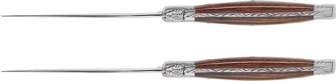 Trudeau - Pack of 6 Laguiole Pakka Wood Steak Knives - 0973046