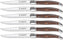 Trudeau - Pack of 6 Laguiole Pakka Wood Steak Knives - 0973046