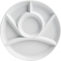Trudeau - Round Fondue Plates, Pack of 4 - 053586