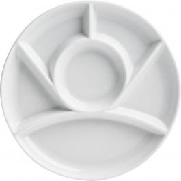 Trudeau - Round Fondue Plates, Pack of 4 - 053586