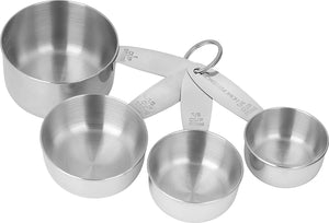 Trudeau - Set Of 4 Stainless Steel Measuring Cups - 0519029