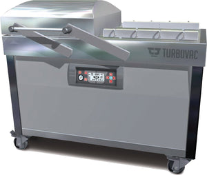 Turbovac - Heavy-Duty Double Chamber Vacuum Packaging Machine with Stainless Steel Cover & 24” Seal Length / 100 m³ - 50000