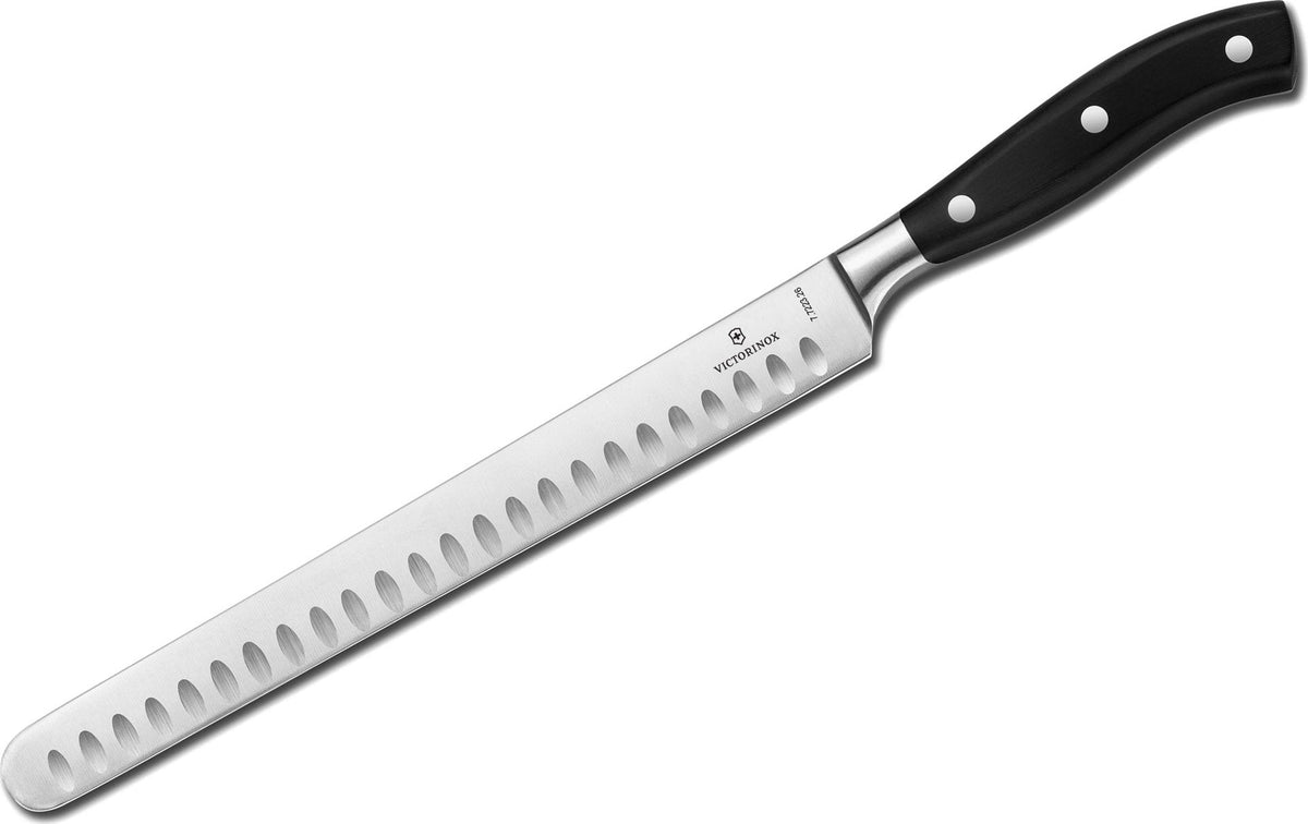 Victorinox - 10" Grand Maître Forged Granton Edge Slicing Knife - 7.7223.26G