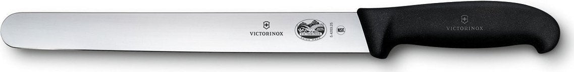 Victorinox - 10.25" Fibrox Pro Curved Round Tip Blade Slicing Knife - 5.2903.26