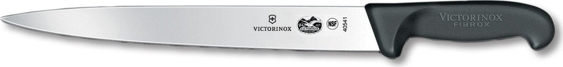 Victorinox - 12" Fibrox Pro Semi-Flexible Straight Blade Carving Knife - 5.4503.30