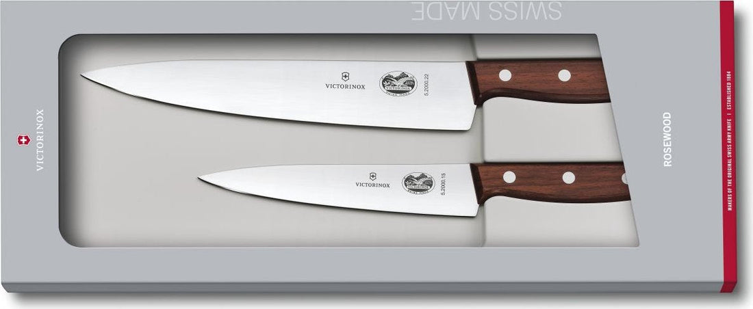 Victorinox - 2 Piece Rosewood Carving Set with Knife - 5.1050.2G