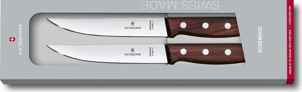 Victorinox - 2 Piece Rosewood Steak Knife Set - 5.1120.2G