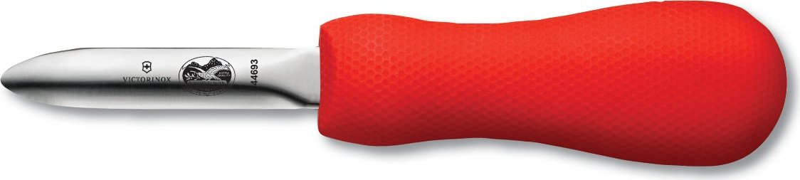 Victorinox - 2.75" New Haven Style Oyster Knife with Red SuperGrip Handle - 7.6399.3