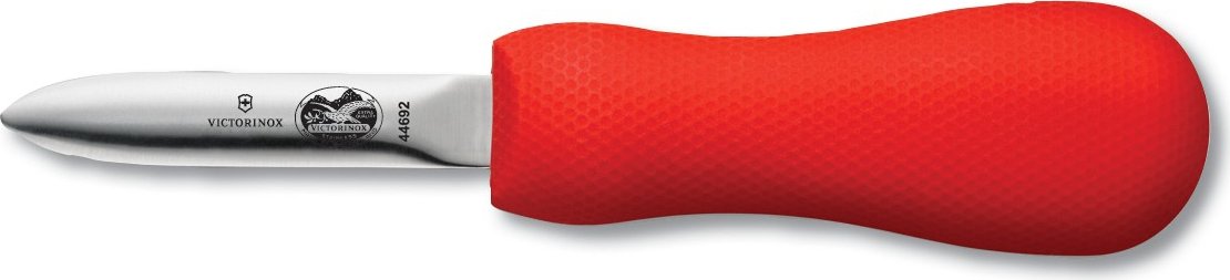 Victorinox - 2.75" Providence Style Oyster Knife with Red SuperGrip Handle - 7.6399.2