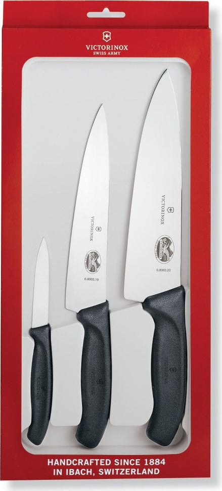 Victorinox - 3 Piece Swiss Classic Chef Knife Set - 6.8063.20-X1