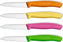Victorinox - 4 Piece Multi-Colored Swiss Classic Paring Knife Set - 6.7606.L119-X2