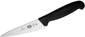 Victorinox - 5" Fibrox Pro Serrated Mini-Blade Chef Knife - 5.2033.12