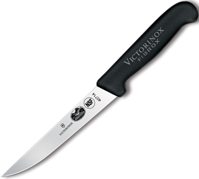 Victorinox - 6" Fibrox Pro Semi-Flexible Straight Blade Fillet Knife - 5.2803.15