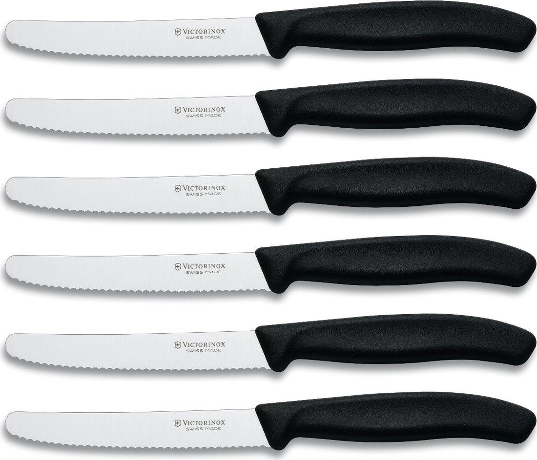 Victorinox - 6 Piece 4.5" Swiss Classic Round Steak Knife Set - 6.7833-X8