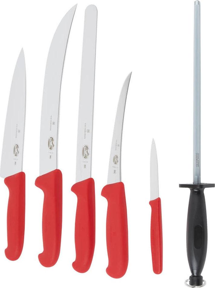 Victorinox - 7 Piece Fibrox Pro Master Competition BBQ Set - 5.1001.72-X3
