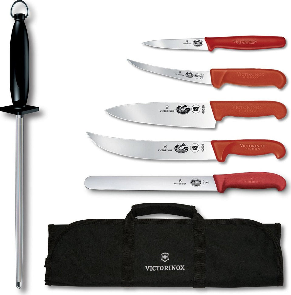 Victorinox - 7 Piece Fibrox Pro Master Competition BBQ Set - 5.1001.72-X3