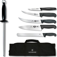 Victorinox - 7 Piece Fibrox Pro Natural Competition BBQ Set - 5.1003.71-X4