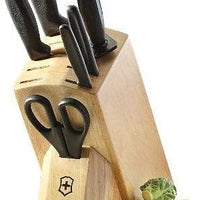 Victorinox - 8 Piece Fibrox Pro Hardwood Block Set - 5.1193.8-X2