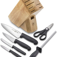 Victorinox - 8 Piece Fibrox Pro Hardwood Block Set - 5.1193.8-X2