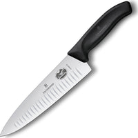 Victorinox - 8" Swiss Classic Straight Granton Blade Chef Knife - 6.8083.20-X1