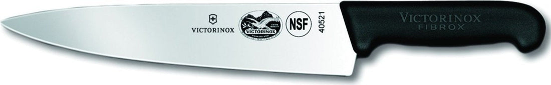 Victorinox - Black 10" Fibrox Pro Straight Blade Chef Knife - 5.2003.25BK
