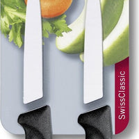 Victorinox - Black 2 Piece 3.25" Swiss Classic Paring Knife Set - 6.7603.B