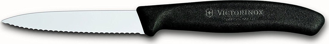 Victorinox - Black 3.25" Swiss Classic Serrated Blade Paring Knife - 6.7633
