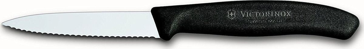 Victorinox - Black 3.25" Swiss Classic Serrated Blade Paring Knife - 6.7633