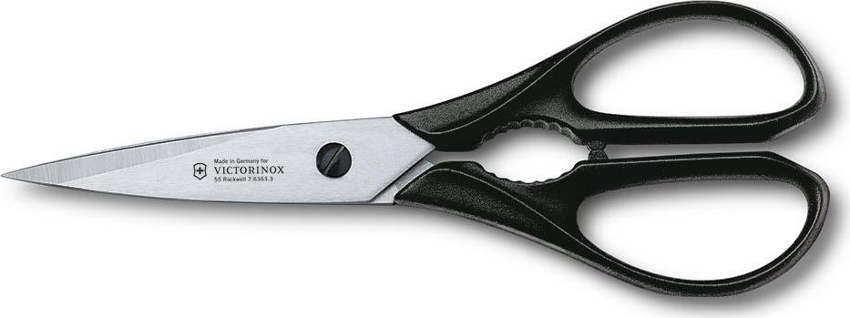 Victorinox - Black 4" Blade All-Purpose Kitchen Shears with Bottle Opener - 7.6363.3