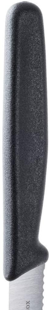 Victorinox - Black 4.25" Serrated Blade Slice & Serve Knife - 6.7863
