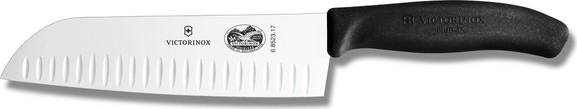 Victorinox - Black 7" Swiss Classic Santoku Knife - 6.8523.17-X4