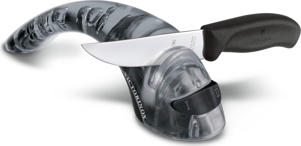Victorinox - Black Handheld Ceramic Roller Knife Sharpener - 7.8721.3