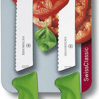 Victorinox - Green 2 Piece 4.5" Swiss Classic Utility Knife Set - 6.7836.L114B