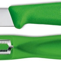 Victorinox - Green 2 Piece Swiss Classic Paring Knife & Serrated Peeler Set - 7.6075.7606.4US1
