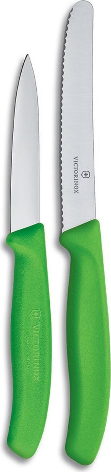 Victorinox - Green 2 Piece Swiss Classic Paring & Utility Knife Set - 6.7836.7606.4US1