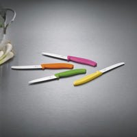 Victorinox - Green 4.25" Swiss Classic Serrated Round Blade Utility Knife - 6.7836.L114