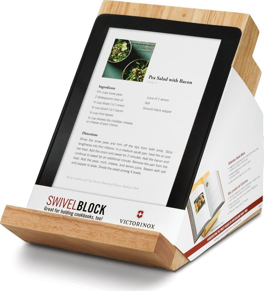 Victorinox - Natural Wood 13-Slot Swivel Block- 7.9093.92-X1