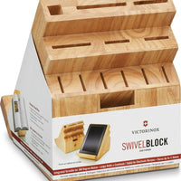Victorinox - Natural Wood 13-Slot Swivel Block- 7.9093.92-X1